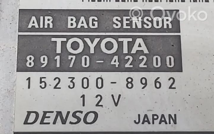 Toyota RAV 4 (XA30) Oro pagalvių valdymo blokas 8917042200