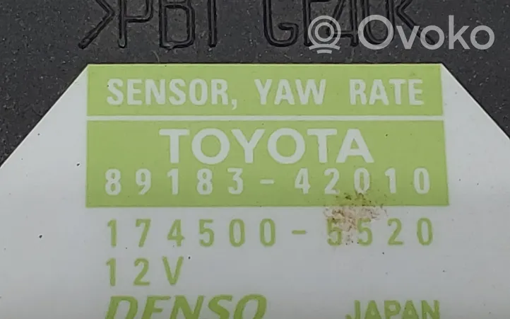 Toyota RAV 4 (XA30) Датчик ESP (системы стабильности) (датчик продольного ускорения) 8918342010