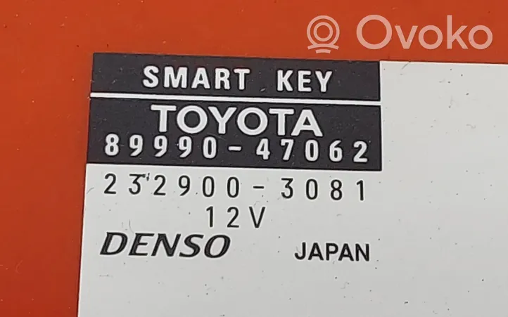 Toyota Prius (XW30) Avaimettoman käytön ohjainlaite/moduuli 8999047062