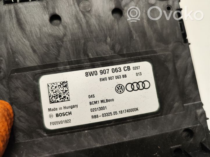 Audi A4 S4 B9 Module confort 8W0907063CB