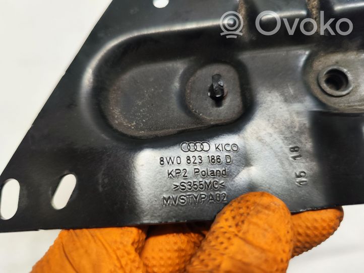 Audi A4 S4 B9 Anello/gancio chiusura/serratura del vano motore/cofano 8W0823186D