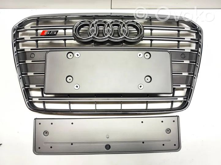 Audi A5 8T 8F Grille calandre supérieure de pare-chocs avant 8T0853651N