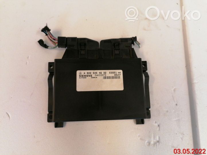 Mercedes-Benz ML W163 Module de contrôle de boîte de vitesses ECU A0225454632