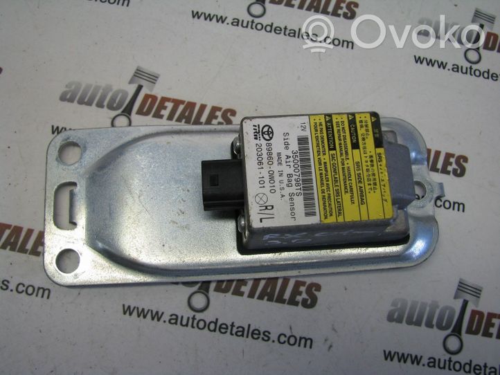 Lexus RX 300 Sensor impacto/accidente para activar Airbag 898600W010