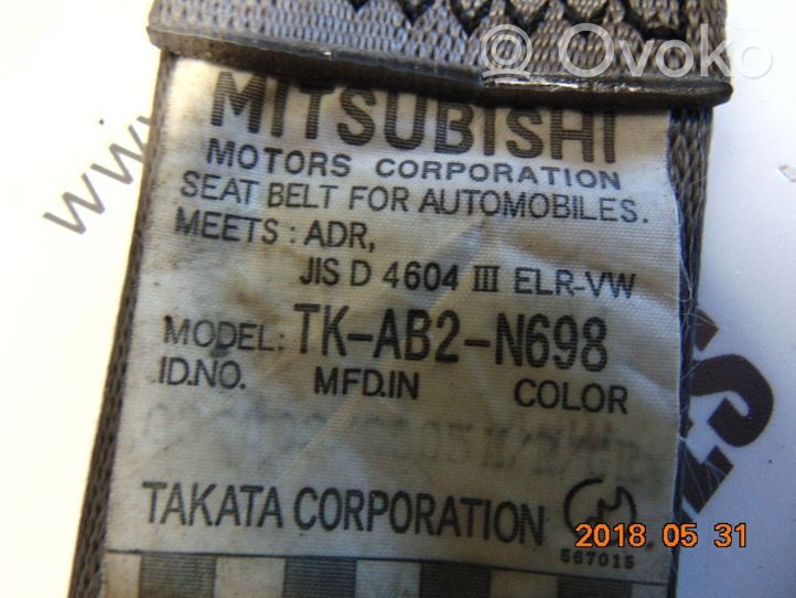 Mitsubishi Grandis Saugos diržas trečios eilės 