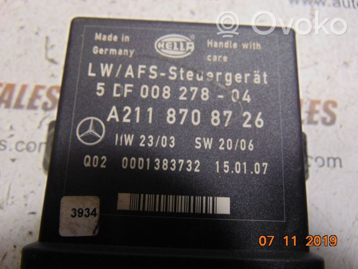 Mercedes-Benz GL X164 Sterownik / Moduł świateł LCM A2118708726