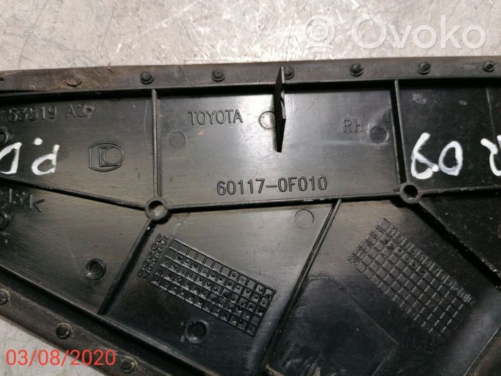 Toyota Corolla Verso AR10 Kita priekinių durų apdailos detalė 601170F010