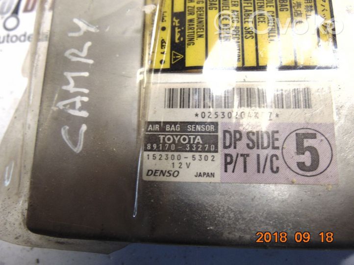 Toyota Camry Module de contrôle airbag 8917033270