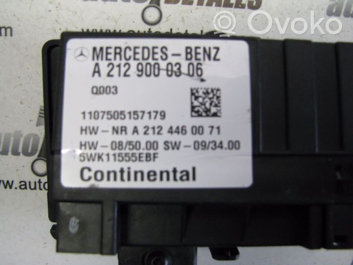 Mercedes-Benz GL X164 Unité de commande / module de pompe à carburant A2129000306