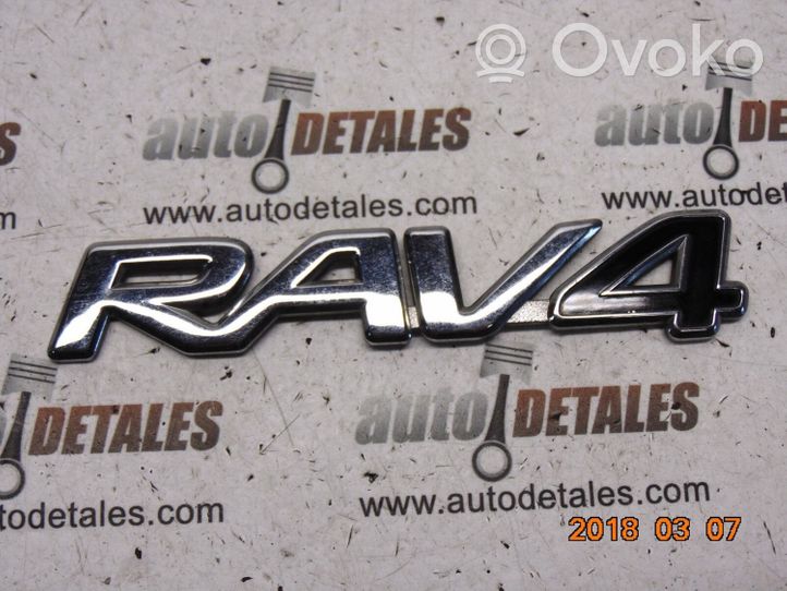 Toyota RAV 4 (XA30) Emblemat / Znaczek tylny / Litery modelu 