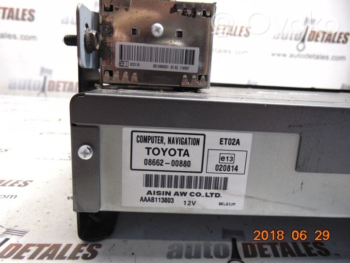 Toyota Avensis T250 Navigacijos (GPS) valdymo blokas 0866200880