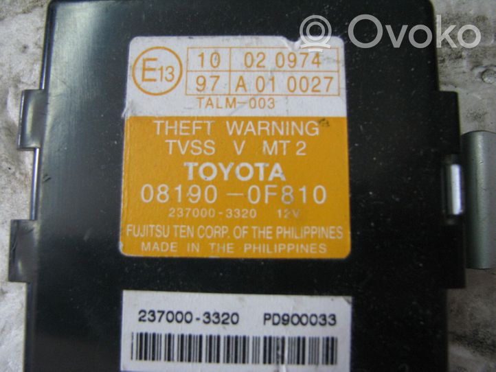 Toyota Corolla Verso E121 Блок управления сигнализации 081900f810