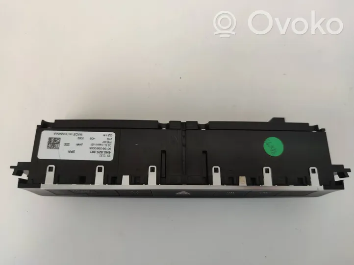 Audi e-tron Botón interruptor de luz de peligro 4N0925301