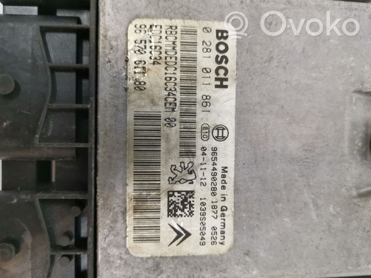 Citroen C3 Variklio valdymo blokas 0281011861