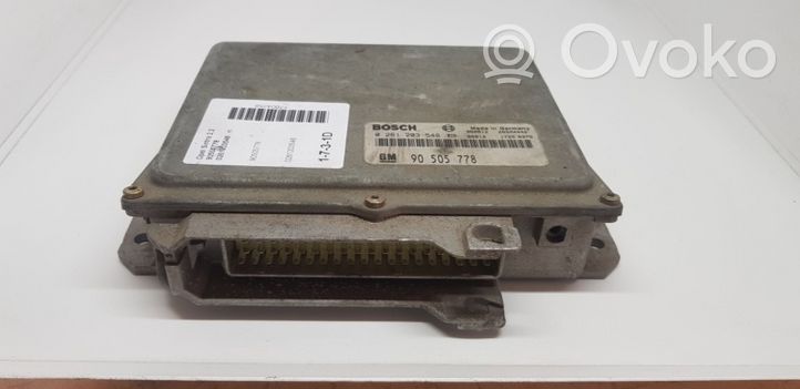 Opel Omega B1 Calculateur moteur ECU 90491975