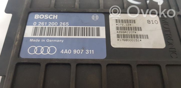 Audi 100 S4 C4 Calculateur moteur ECU 0261200265