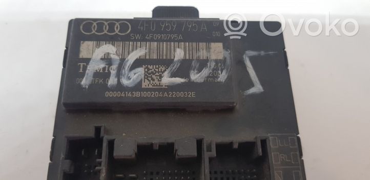 Audi A6 S6 C6 4F Autres unités de commande / modules 4F0959795A