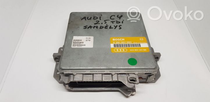 Audi A6 S6 C4 4A Calculateur moteur ECU 0281001092