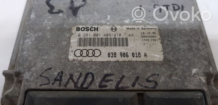 Audi A3 S3 8L Sterownik / Moduł ECU 038906018A