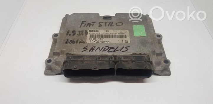 Fiat Stilo Variklio valdymo blokas 0281010337