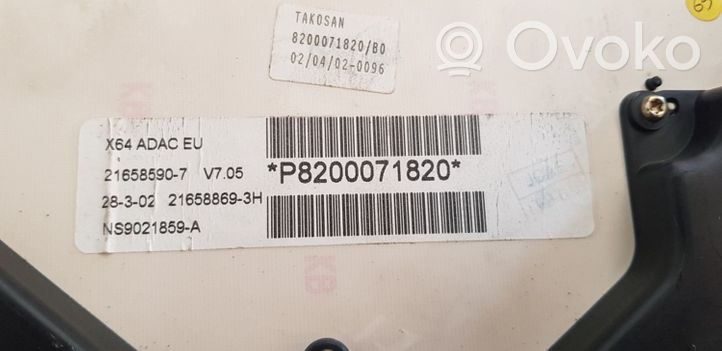 Renault Scenic I Tachimetro (quadro strumenti) 8200071820