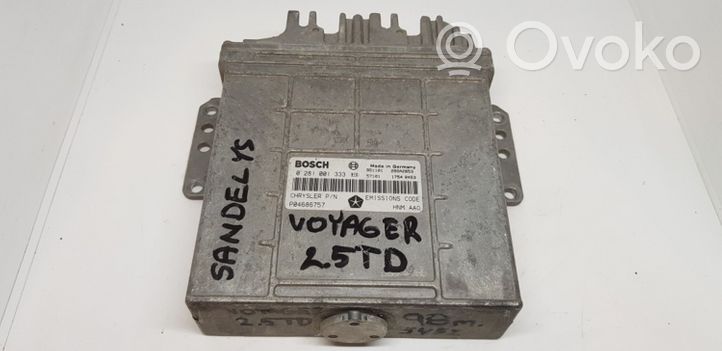 Chrysler Voyager Calculateur moteur ECU 0281001333