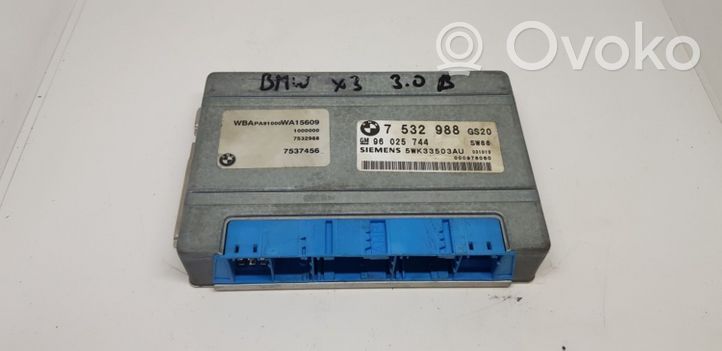 BMW 3 E46 Pārnesumkārbas vadības bloks 7532988