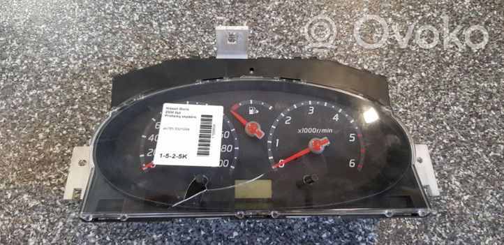 Nissan Micra Compteur de vitesse tableau de bord 