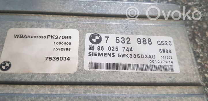 BMW 3 E46 Vaihdelaatikon ohjainlaite/moduuli 7532988