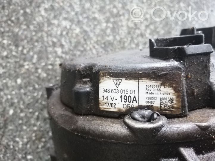 Porsche Cayenne (9PA) Alternator 94860301501