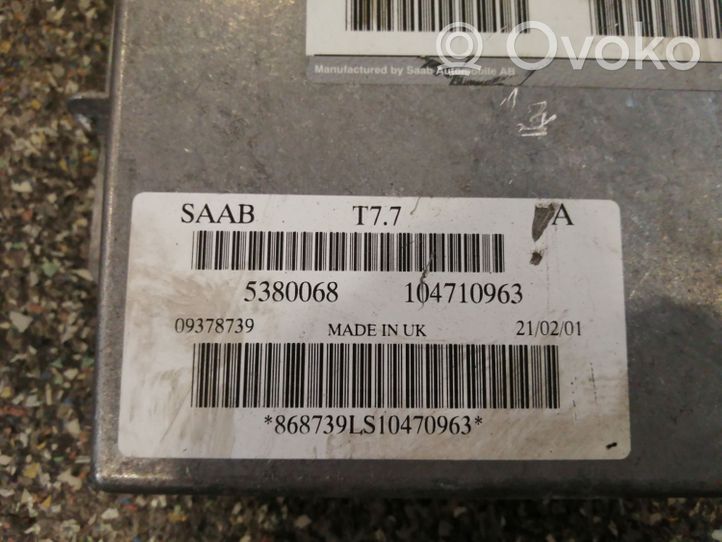 Saab 9-3 Ver1 Calculateur moteur ECU 5166806