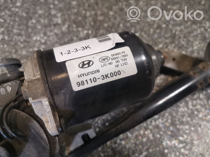 Hyundai Sonata Mechanizm i silniczek wycieraczek szyby przedniej / czołowej 981103K000