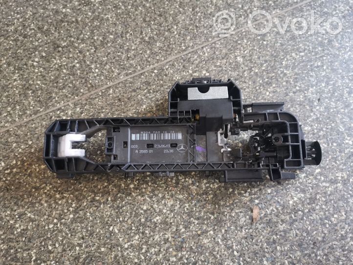 Mercedes-Benz ML W166 Support extérieur, poignée de porte arrière A2047601634