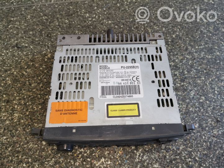 Citroen C5 Radio / CD/DVD atskaņotājs / navigācija 9643180580