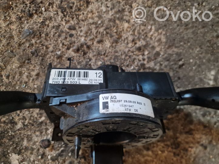 Volkswagen Multivan T5 Interruptor/palanca de limpiador de luz de giro 7H0953503L