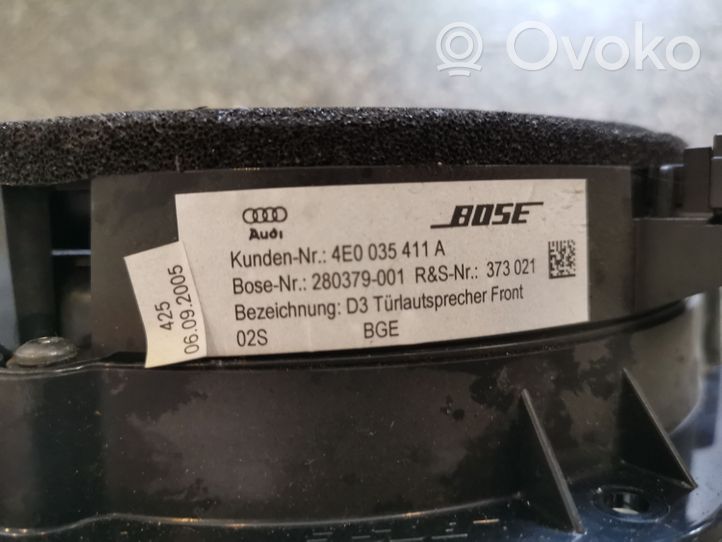 Audi A8 S8 D3 4E Äänentoistojärjestelmäsarja 4E0035411A