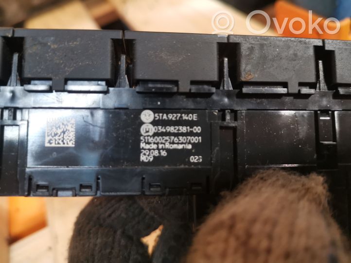 Volkswagen Touran III A set of switches 5TA927140E