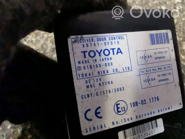 Toyota Corolla Verso E121 Altre centraline/moduli 897410F010