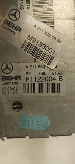 Mercedes-Benz CLS C219 Radiatore aria condizionata (A/C) (abitacolo) A2118300852