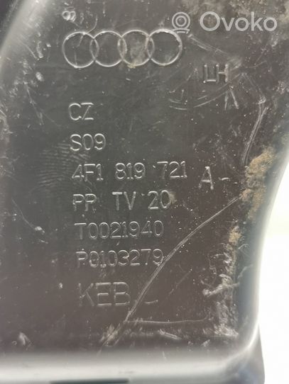 Audi A6 S6 C6 4F Luftkanal Ansaugschacht Ansaugrohr Innenraumfilter 4F1819721A