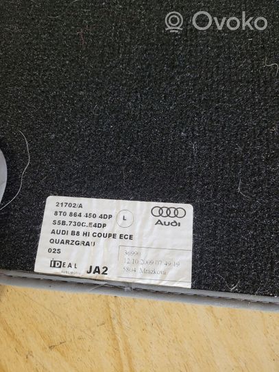 Audi A5 8T 8F Tapis de sol arrière 8T08644504DP