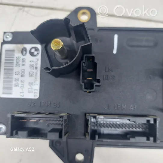 BMW 7 E65 E66 Battery control module 6957026