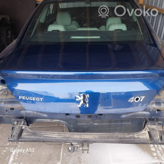 Peugeot 407 Tylna klapa bagażnika 9652538780