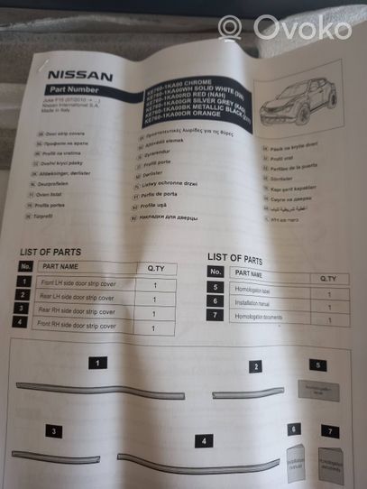 Nissan Juke I F15 Kojelaudan keskiverhoilu KE6001K002GR