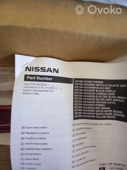 Nissan Juke I F15 Etuoven lista (muoto) KE7601KA00RD