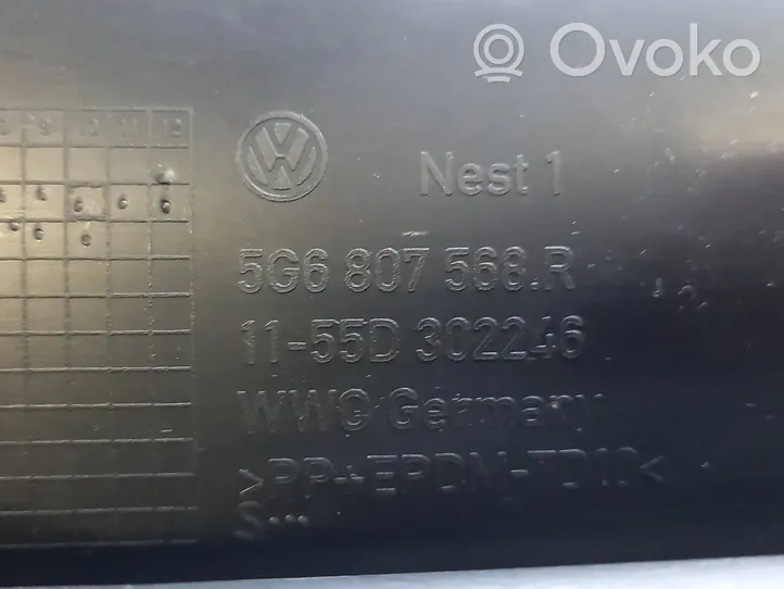 Volkswagen Golf VII Listwa dolna zderzaka tylnego 5G6807568R