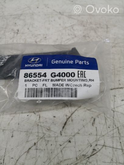 Hyundai i30 Support de montage de pare-chocs avant 86554G4000