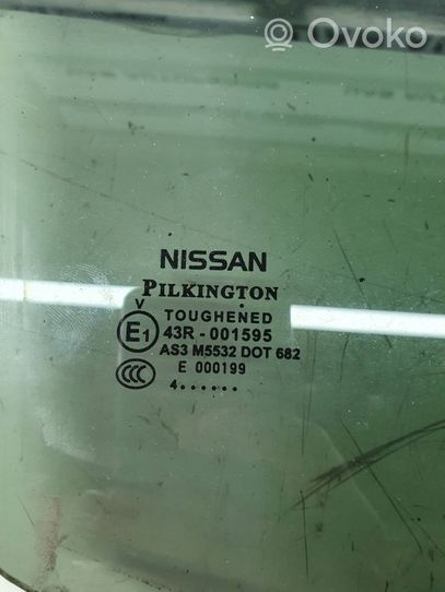 Nissan Qashqai aizmugurējo durvju stikls 43R001595