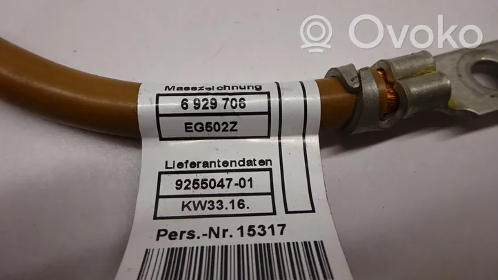 BMW 4 F32 F33 Câble négatif masse batterie 6929706