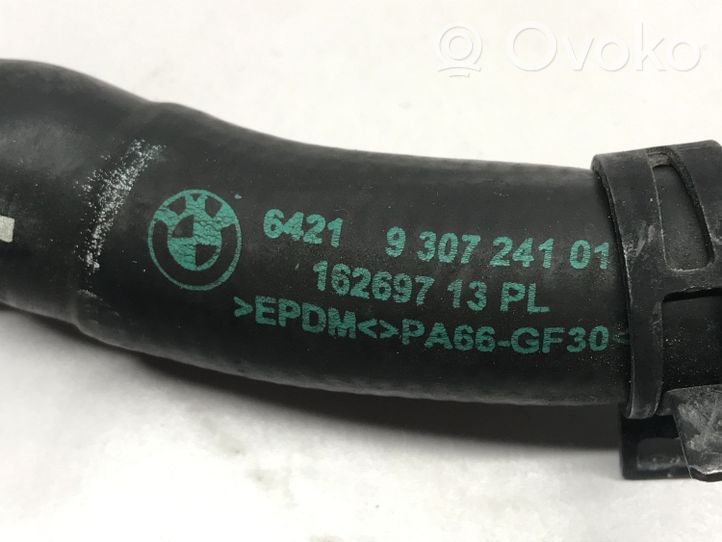 BMW 3 F30 F35 F31 Moottorin vesijäähdytyksen putki/letku 9307241